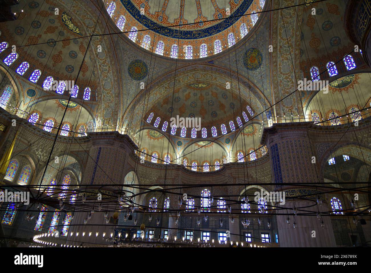 Blue Mosque Inide Interior of the Blue Mosque in Istanbul Stock Photo - Alamy