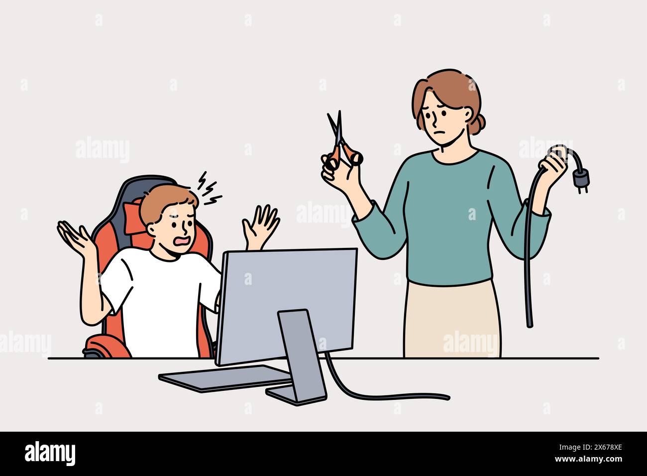 Computer addiction to video games in boy who threw tantrum because ...