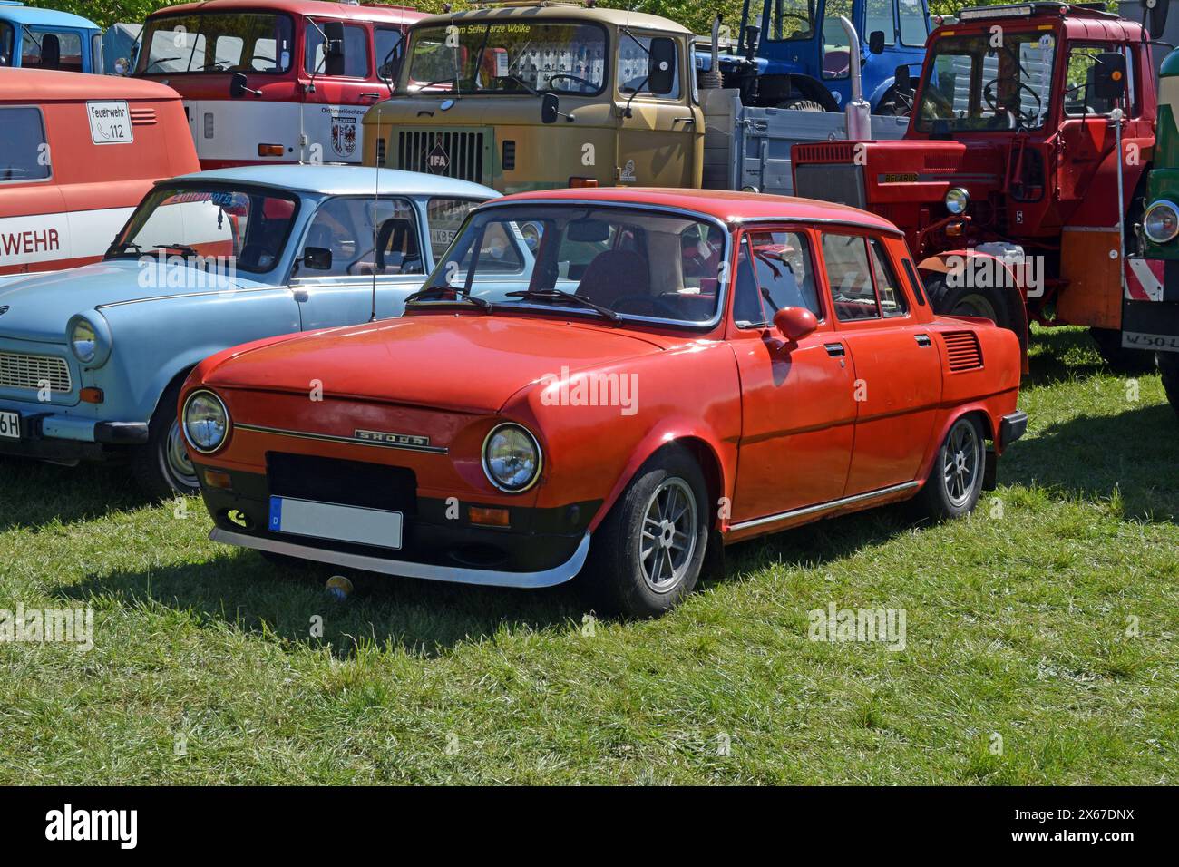 Skoda tractor hi-res stock photography and images - Alamy