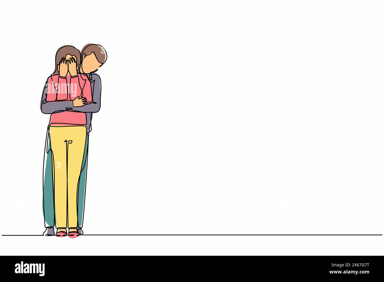 Husband calming Stock Vector Images - Alamy