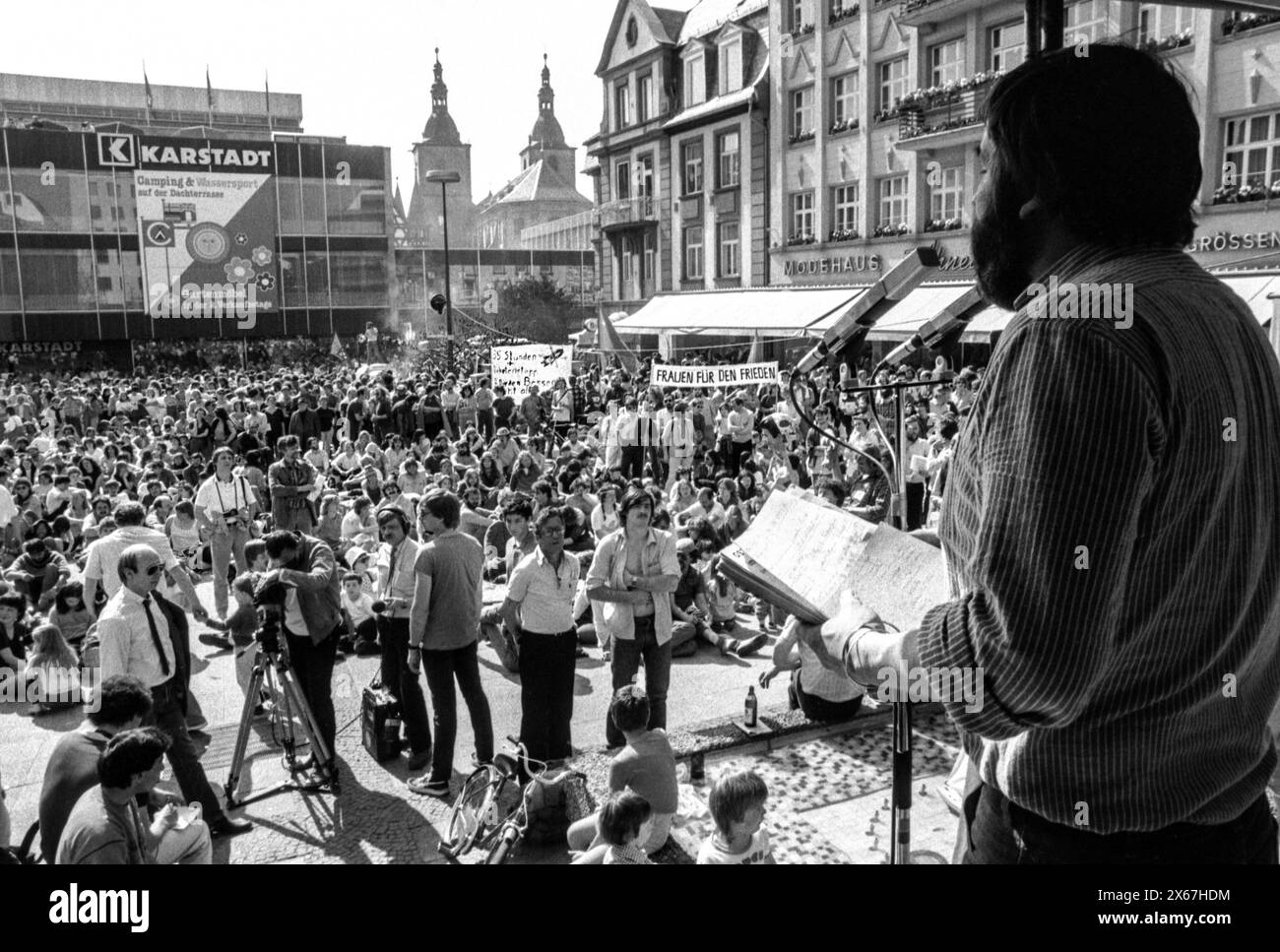 Easter March 1984 in Fulda, as a prelude to the nationwide actions of ...