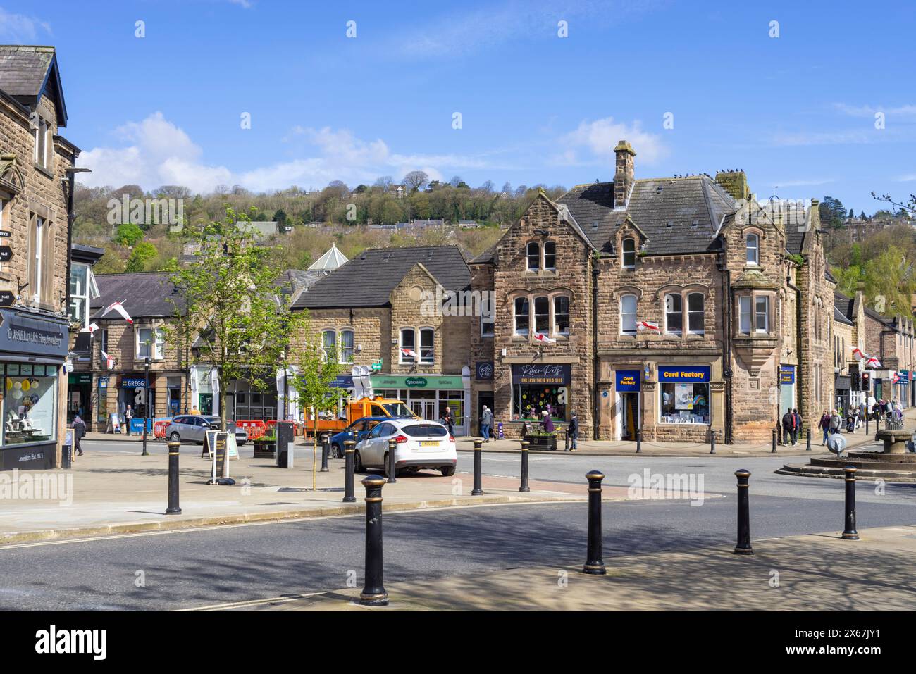 Matlock Market Place the A615, Bakewell road, through Matlock