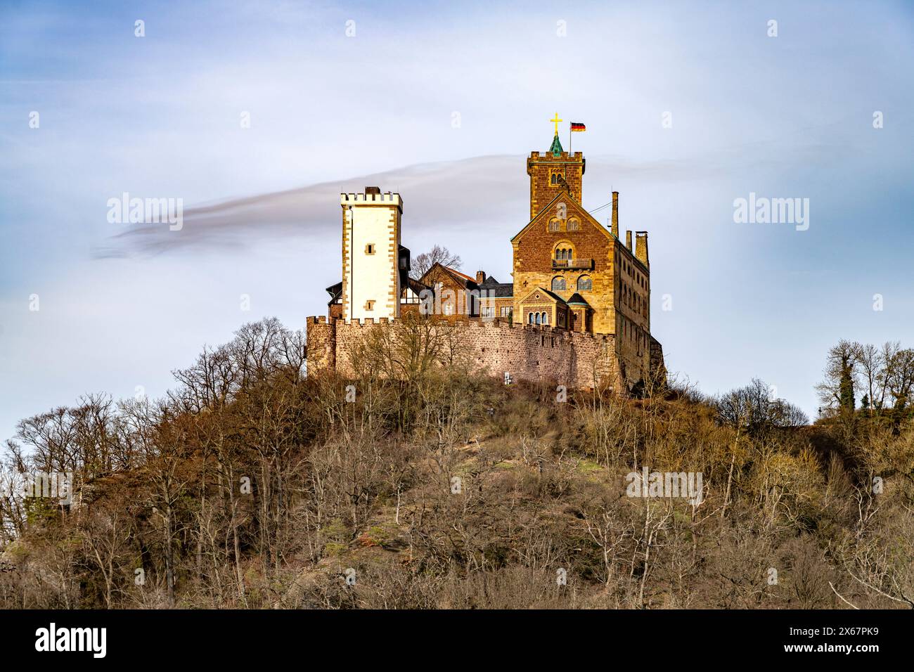 Wartburg Castle, UNESCO World Heritage Site in Eisenach, Thuringia ...