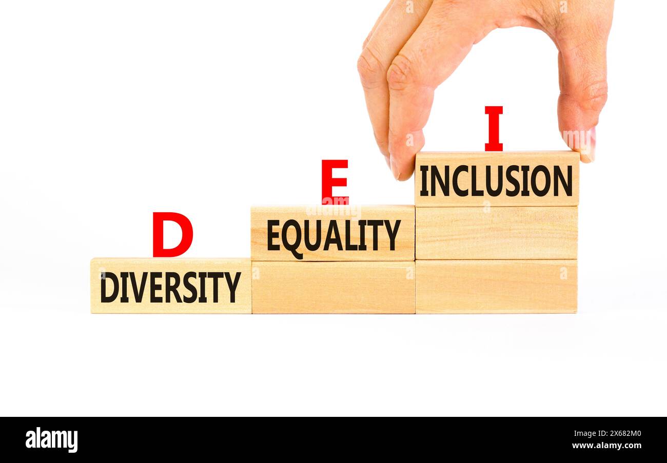 DEI diversity equality inclusion symbol. Concept words DEI diversity ...