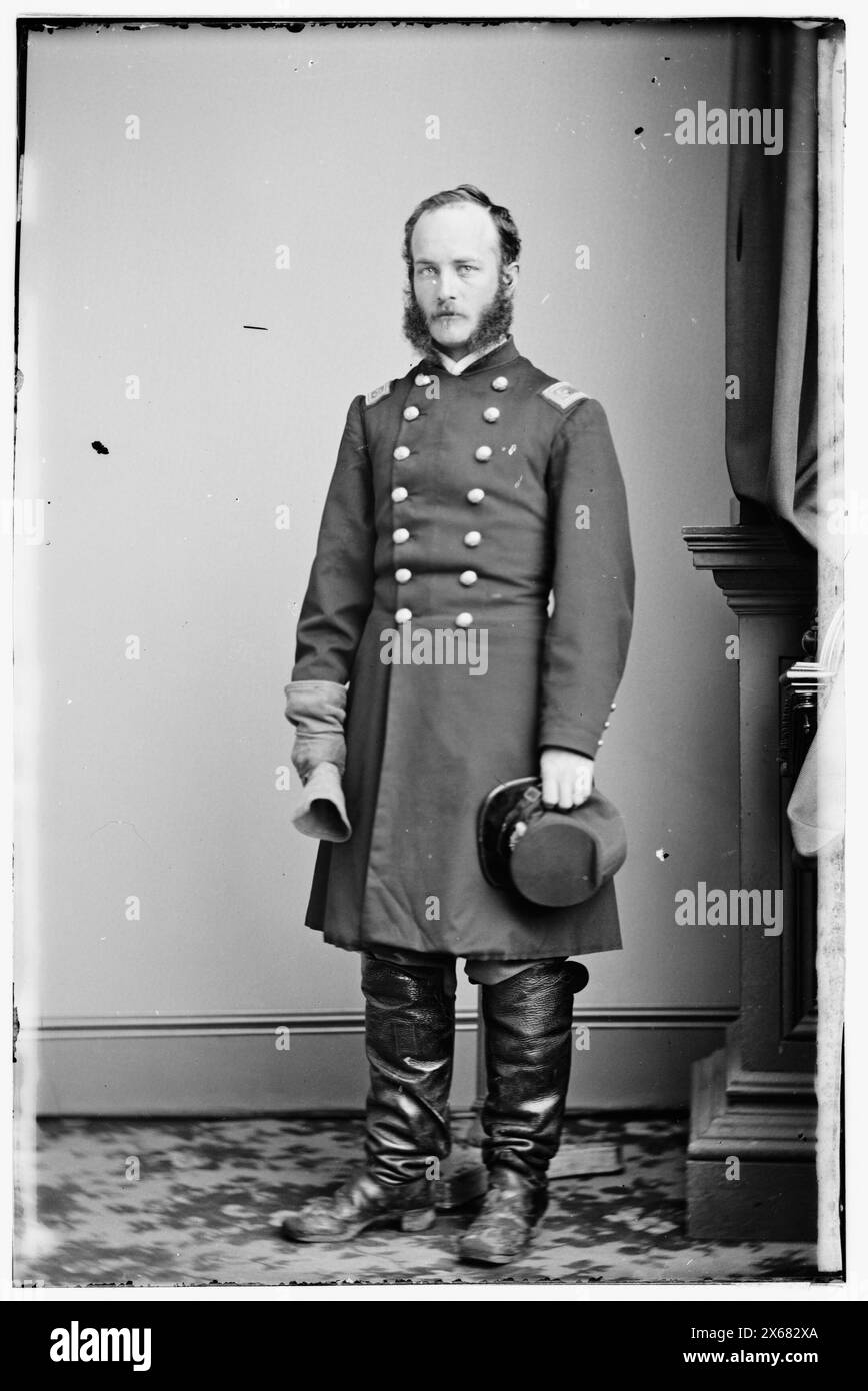 Maj. R.R. Daniels, Civil War Photographs 1861-1865 Stock Photo