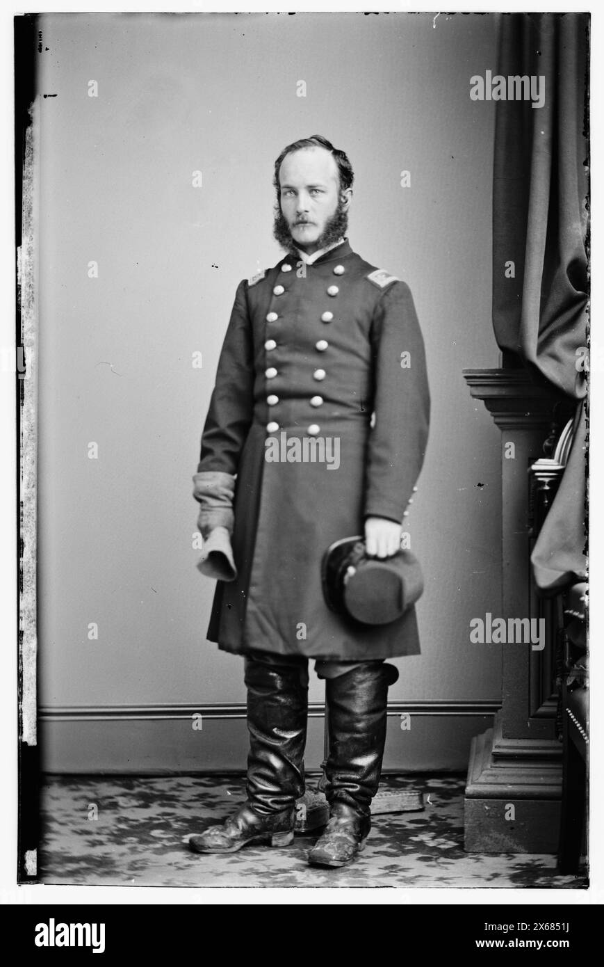 Maj. R.R. Daniels, Civil War Photographs 1861-1865 Stock Photo