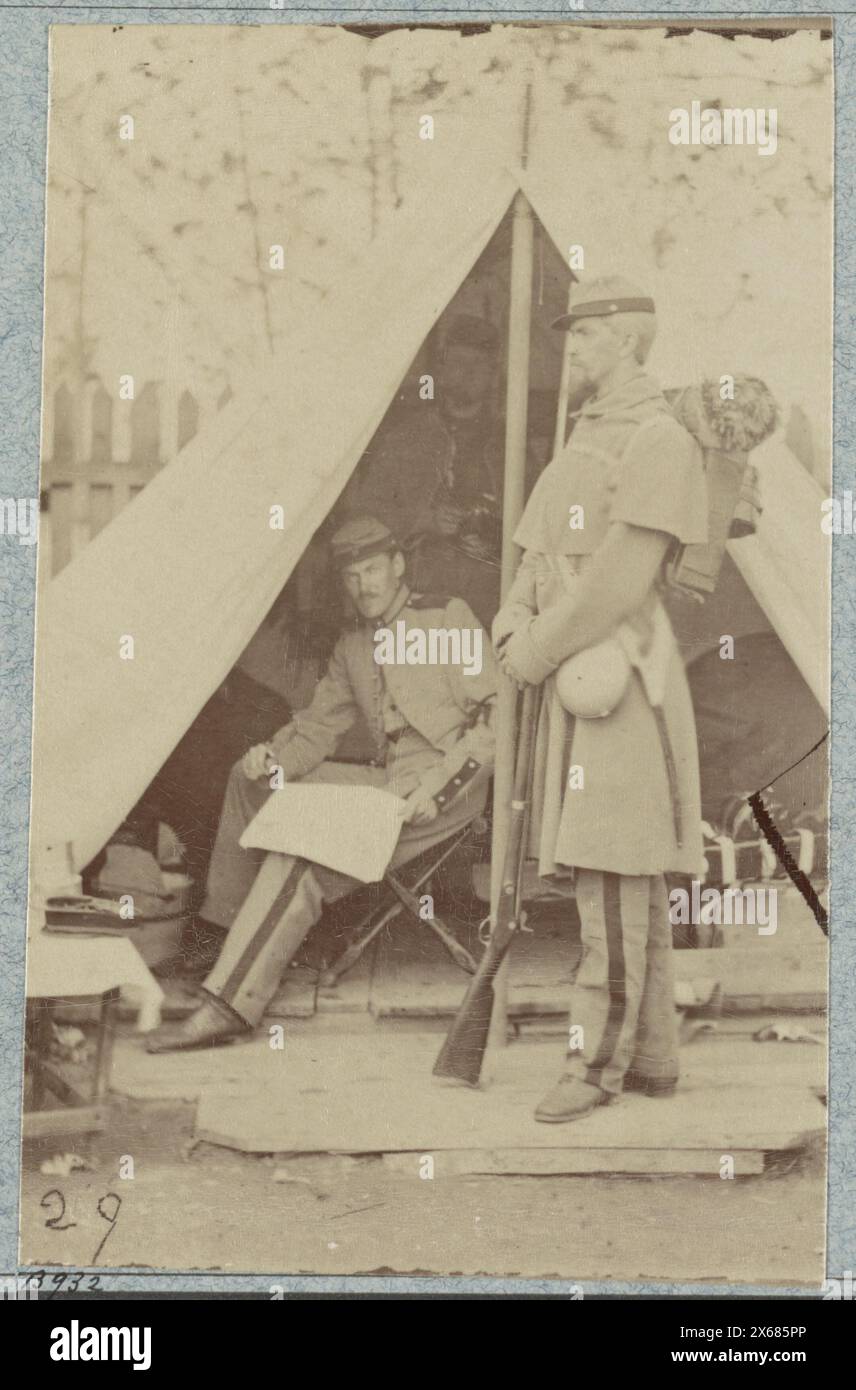 7th New York State Militia, Camp Cameron, D.C., 1861, Civil War ...
