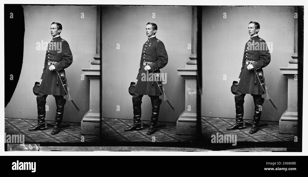 R. D'Orleans, Duc de Chartres, Civil War Photographs 1861-1865 Stock Photo