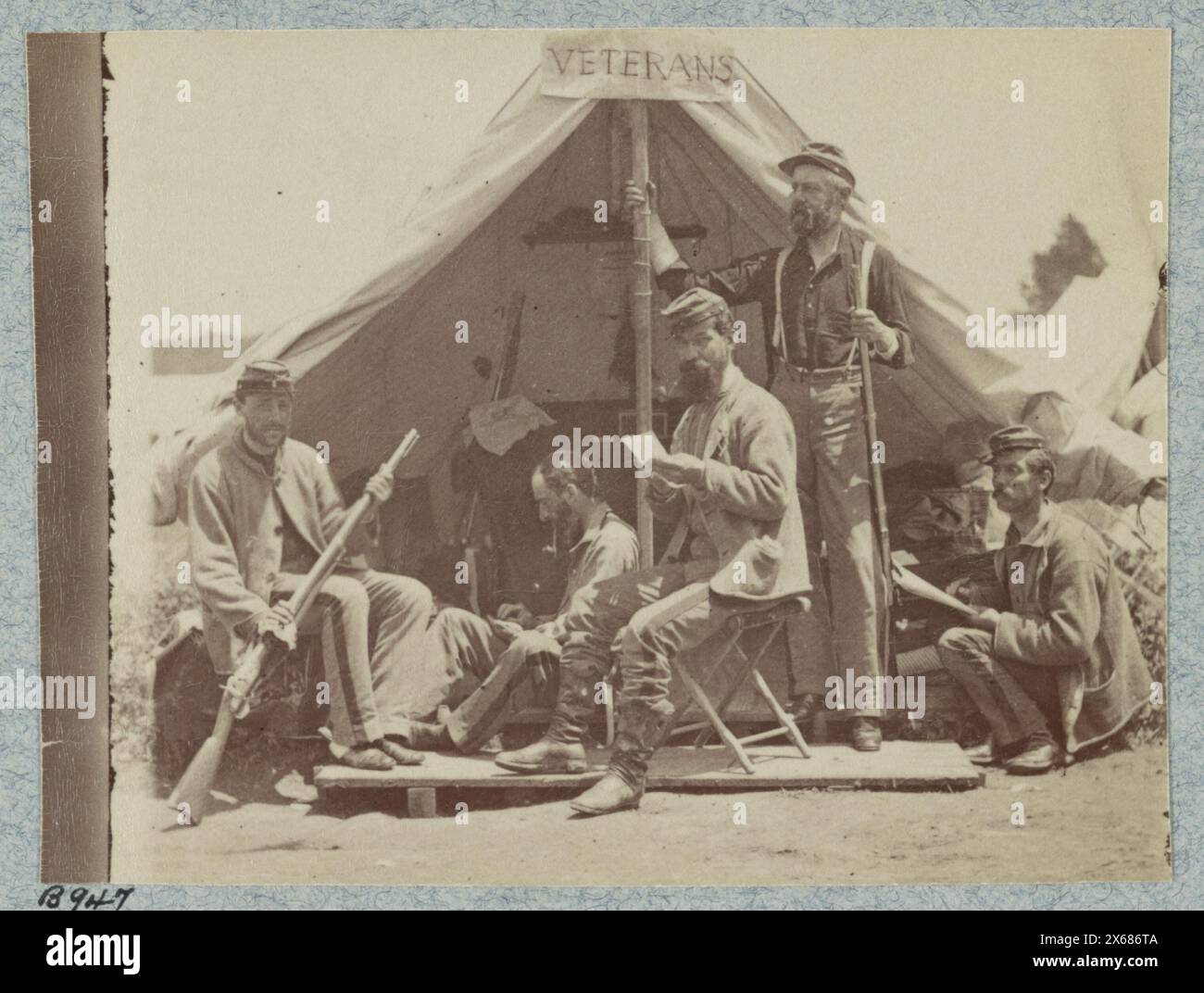 7th New York State Militia, Camp Cameron, D.C., 1861, Civil War ...