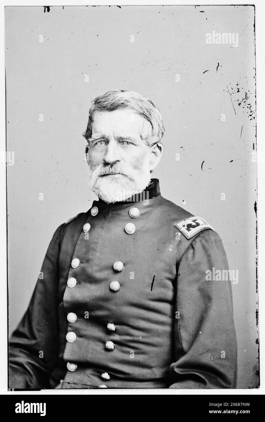 Gen. Lysander Cutler, Civil War Photographs 1861-1865 Stock Photo