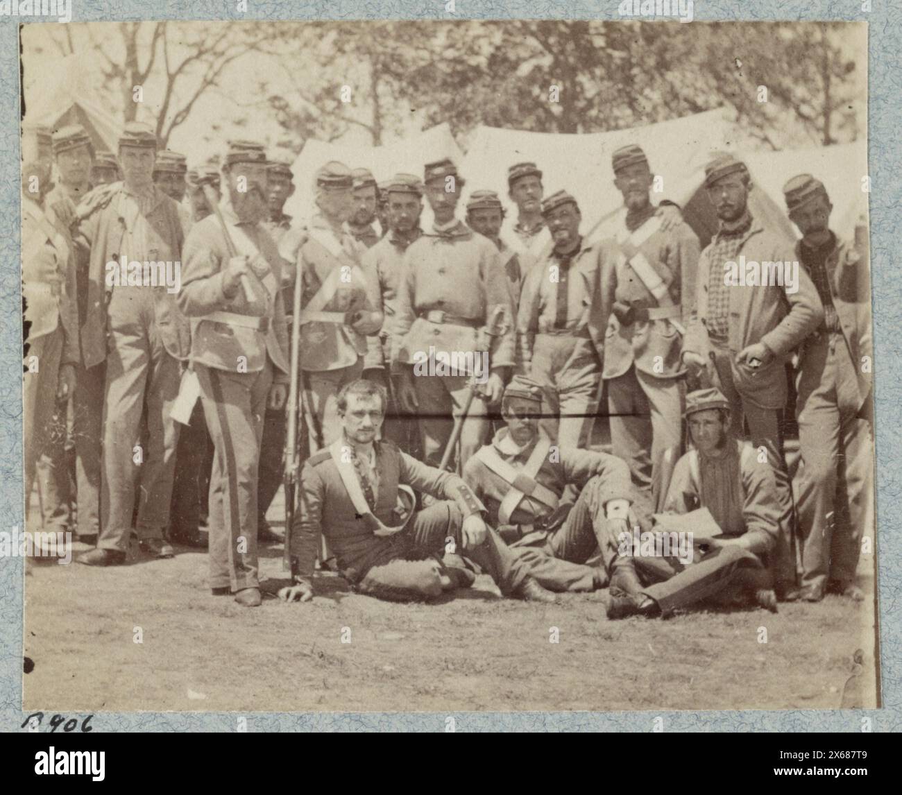 7th New York State Militia, Camp Cameron, D.C., 1861, Civil War ...