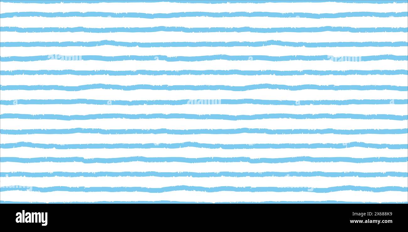 Seamless wave pattern on transparent background, hand drawn water sea vector background. Vector pattern in doodle style Stock Vector