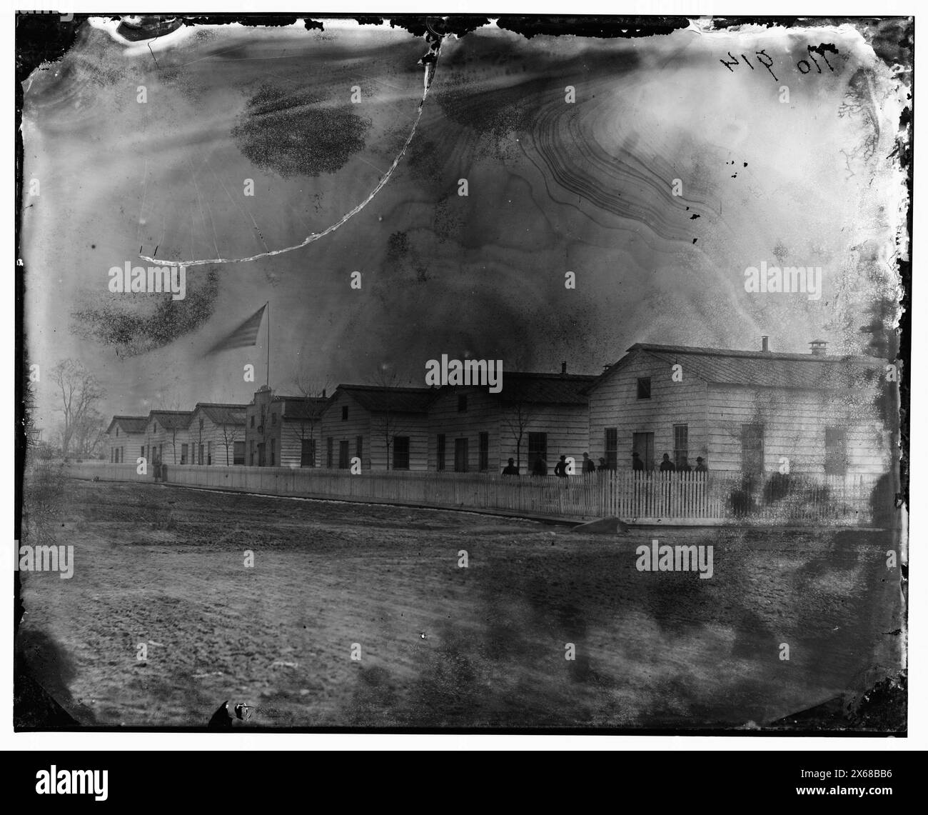 Washington, District of Columbia. Stanton Hospital, Civil War Photographs 1861-1865 Stock Photo