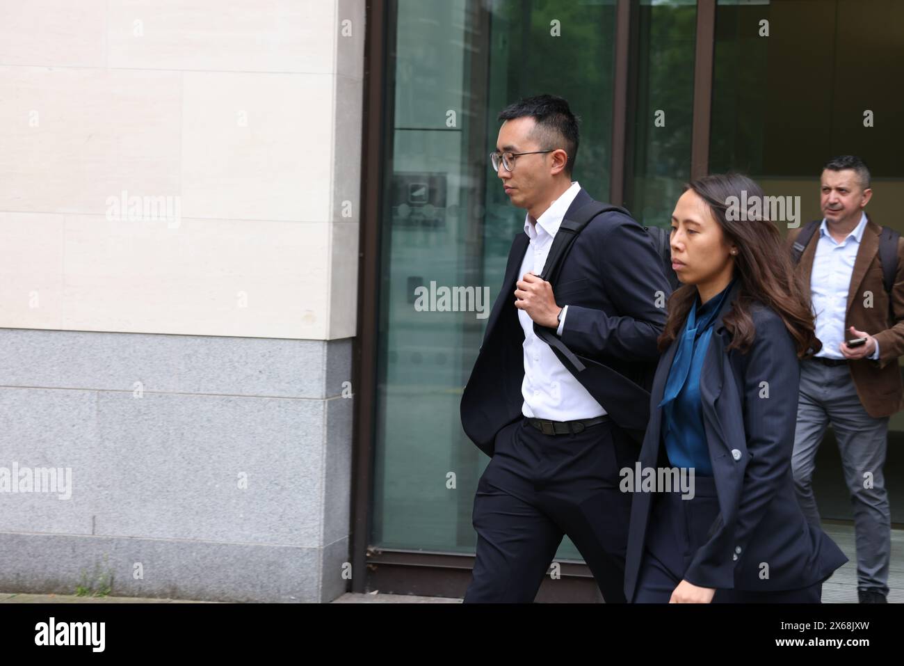 Westminster, London, UK. 13th May, 2024. Deputy Director-General of the Hong Kong Economic and Trade Office, WONG Hoi Ling, Amy, observed the bail hearing in Westminster Magistrate Court after three men were charged under the National Security Act over assisting the Hong Kong intelligence service. Credit: Shing Hei Yip/Alamy Live News Stock Photo