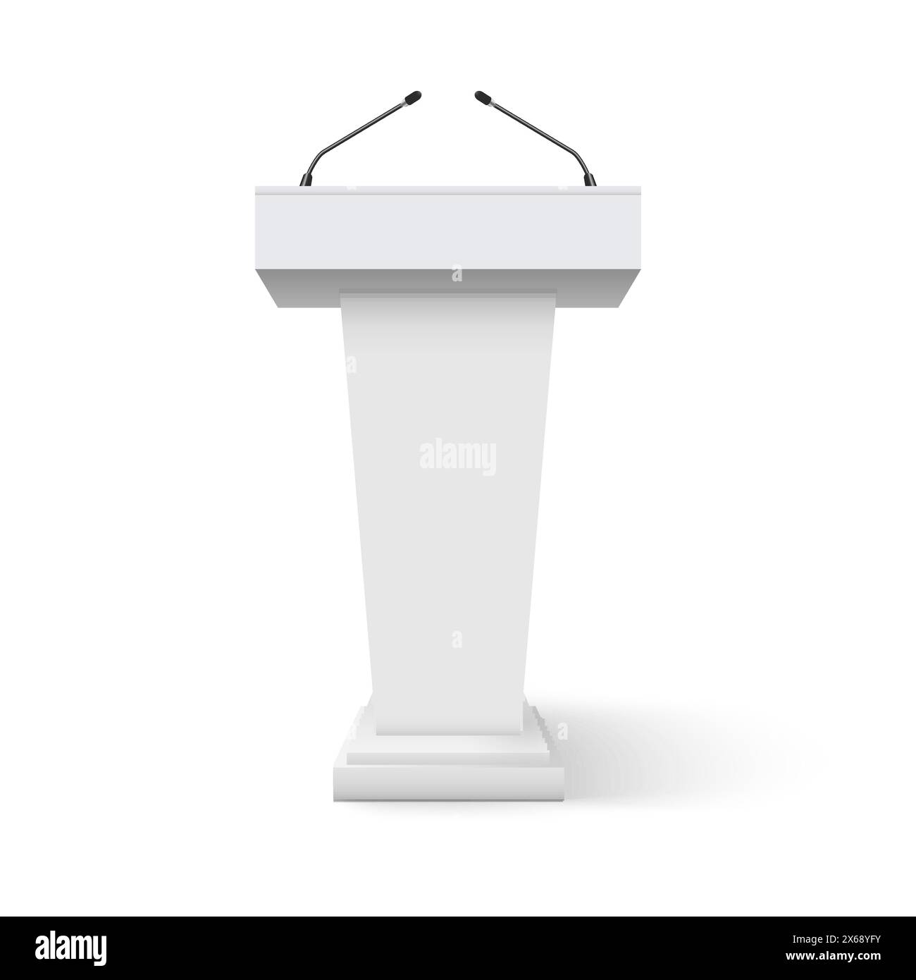Define Rostrum Tribune podium rostrum speech stand. Conference stage with microphone ...