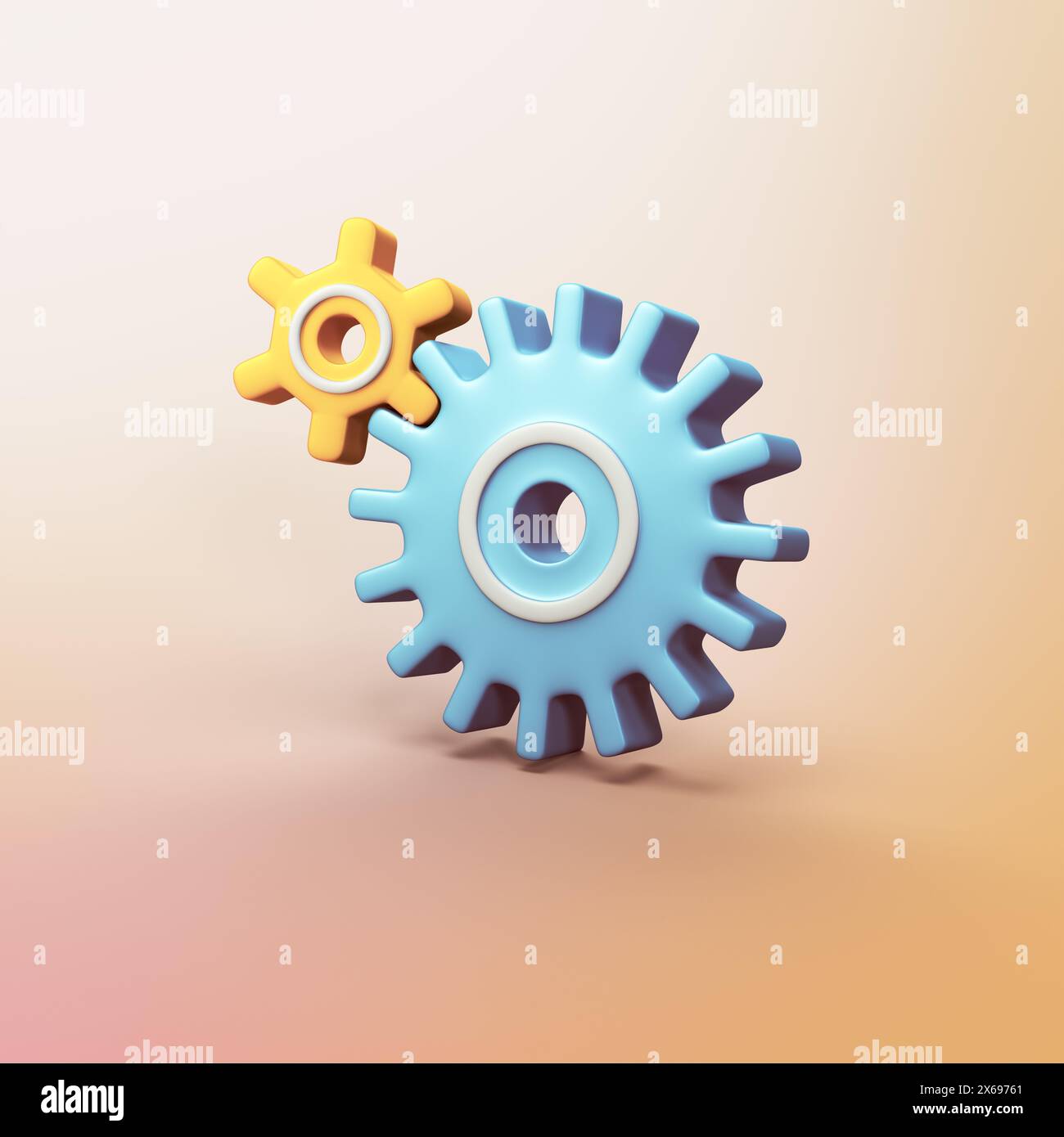 3d design object icon wheels Stock Photo