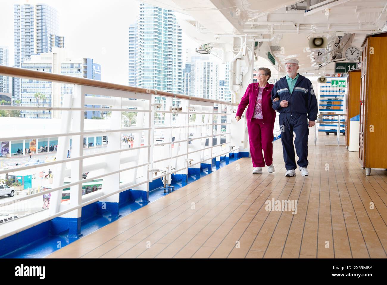 Adult tourist walking deck hi-res stock photography and images - Alamy