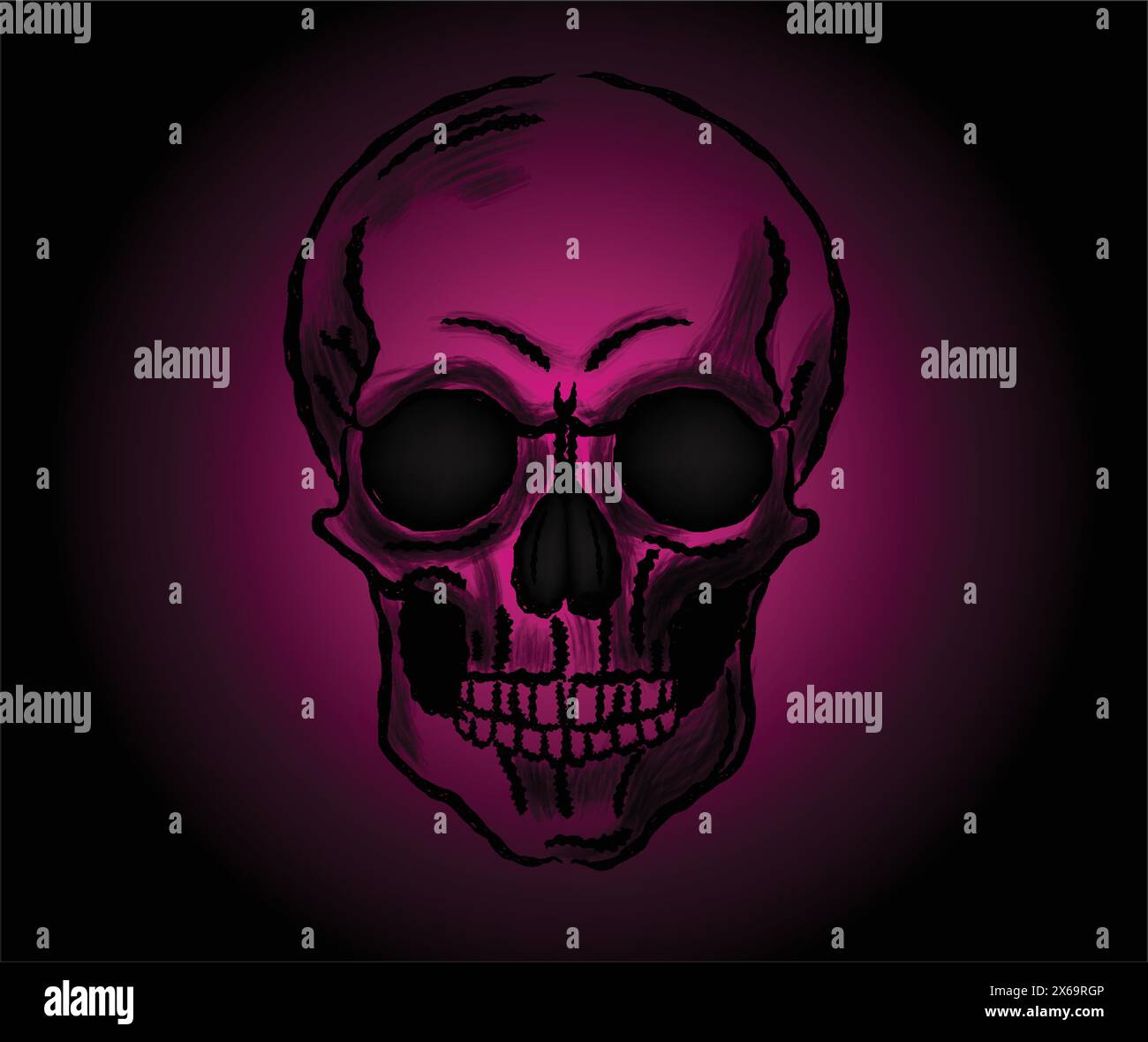human skull vector illustration Stock Vector Image & Art - Alamy