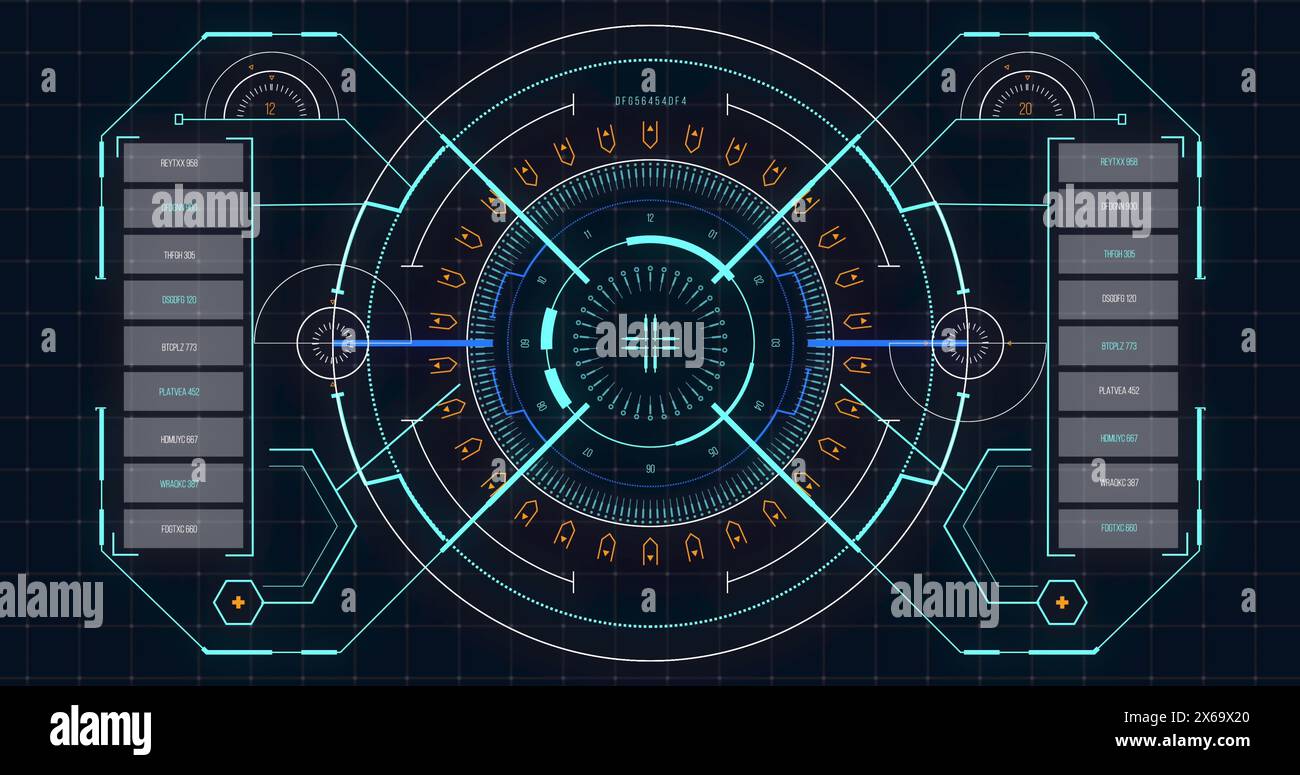 Graduation Interface Image of graduation hat over digital interface Stock Photo - Alamy