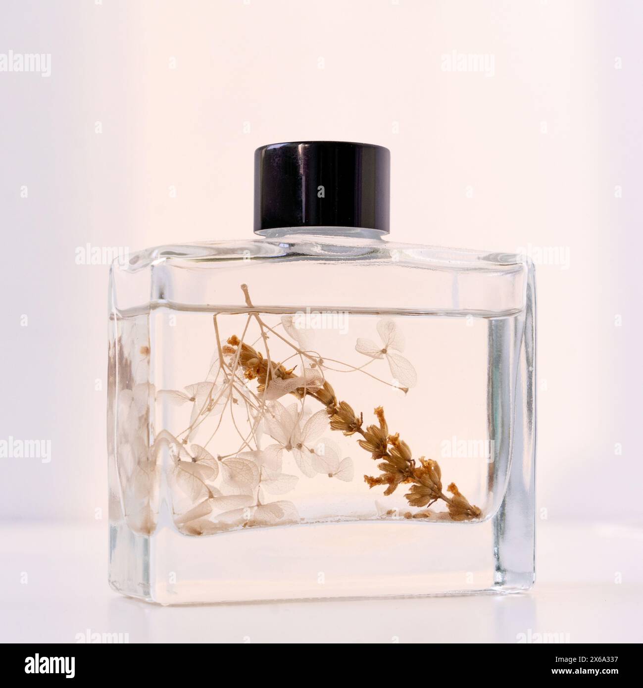 aroma diffuser on a light background, aromatherapy Stock Photo