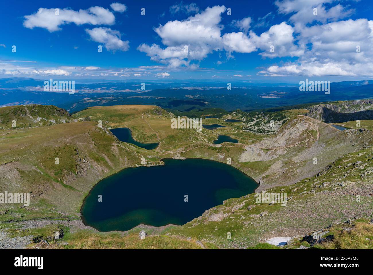 The Seven Rila Lakes in the Rila Mountain, Bulgaria Stock Photo - Alamy