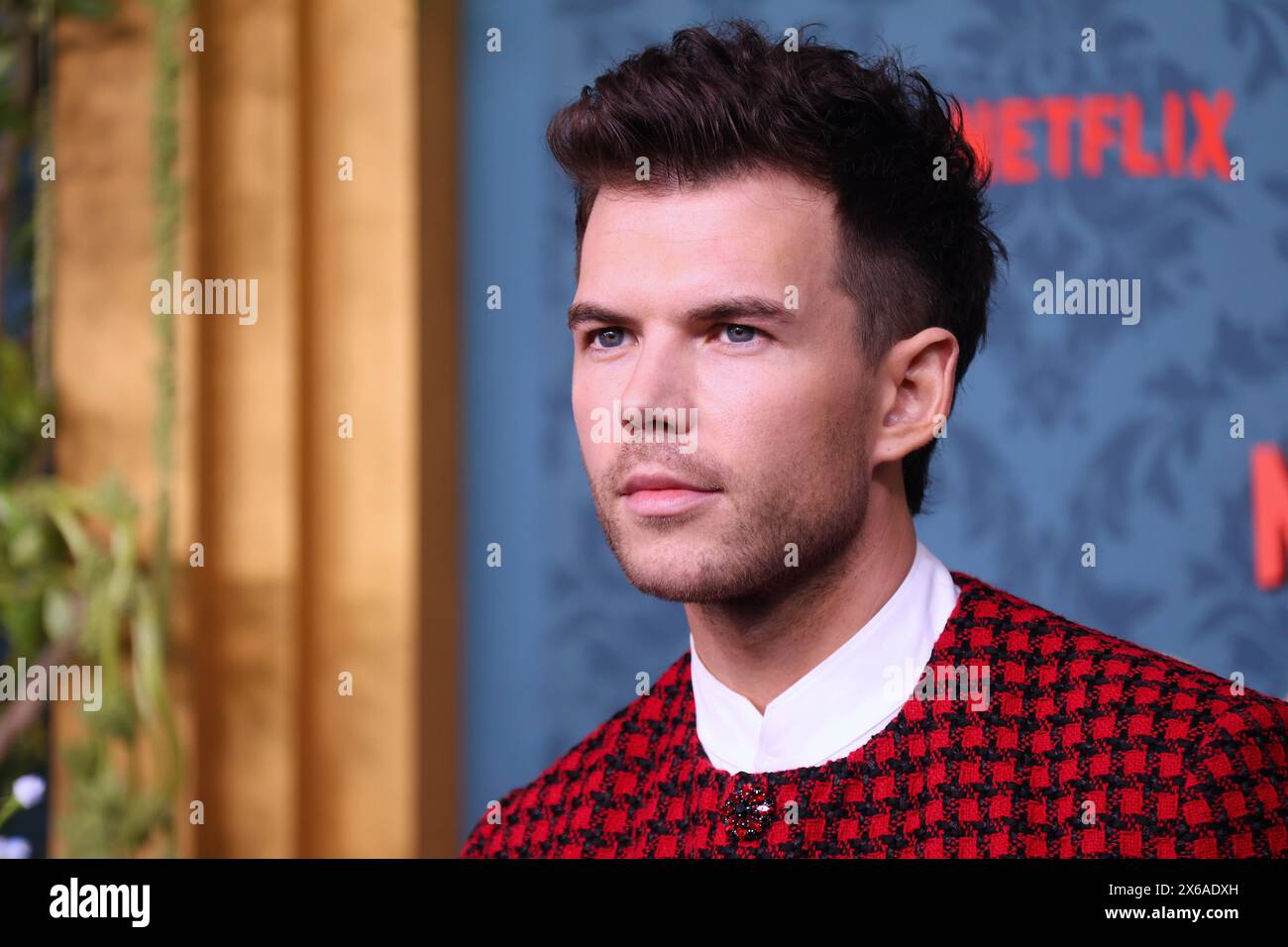 Luke Newton attends the 'Bridgerton' Season 3 New York Premiere at The