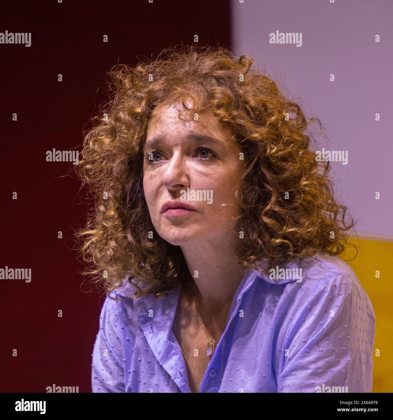 Torino, Italy. 12th May, 2024. Italian actress Valeria Golino is guest of 2024 Turin Book Fair Credit: Marco Destefanis/Alamy Live News Stock Photo