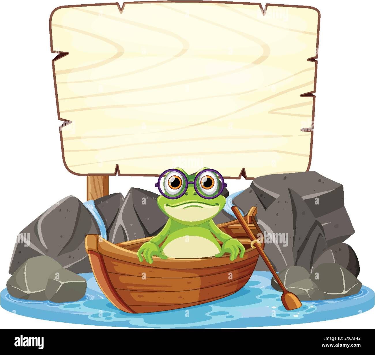 Rowboat stones Stock Vector Images - Alamy
