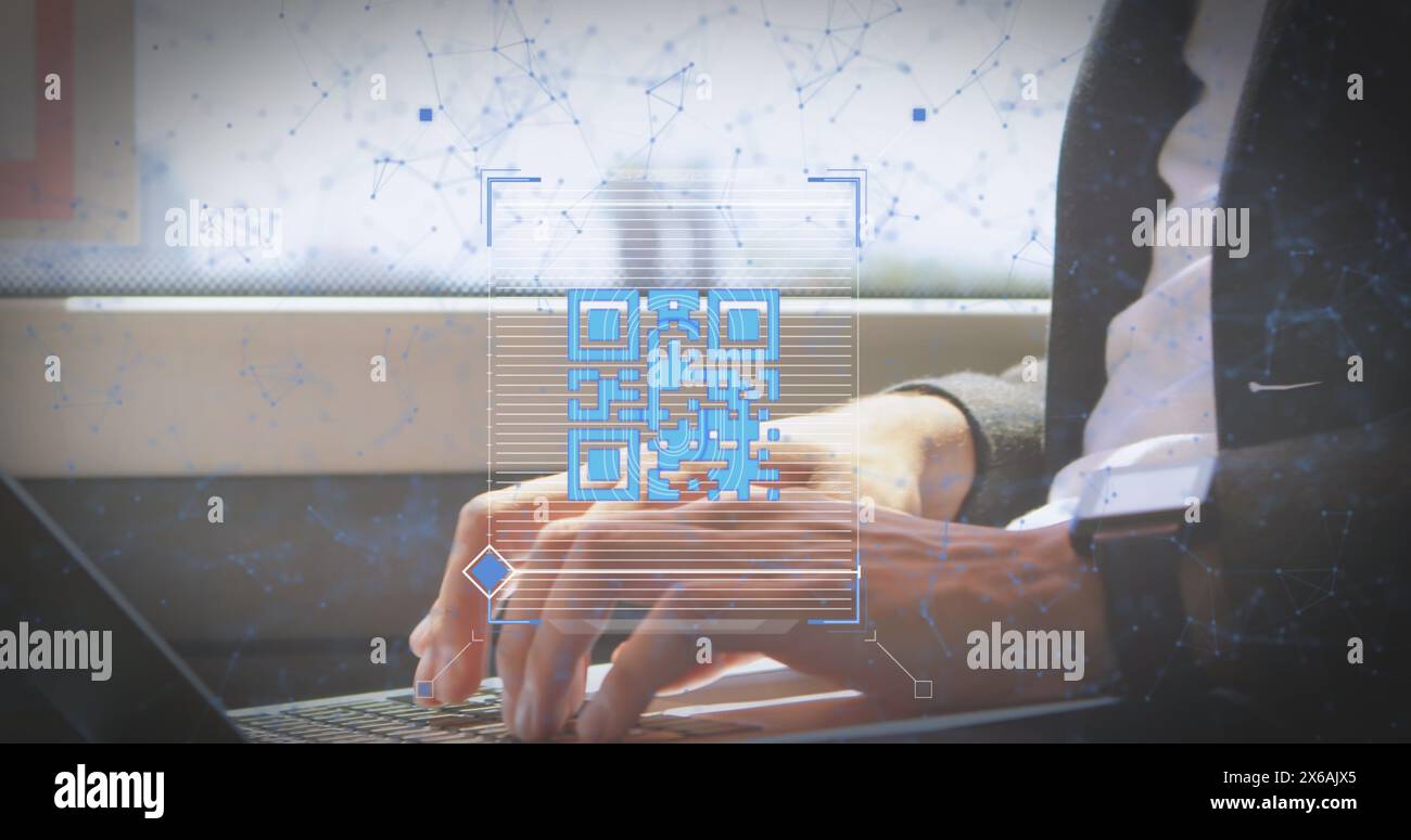Binary code network connections animation hi-res stock photography and ...