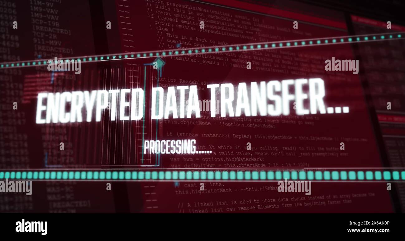 Image of data processing and text over screen Stock Photo