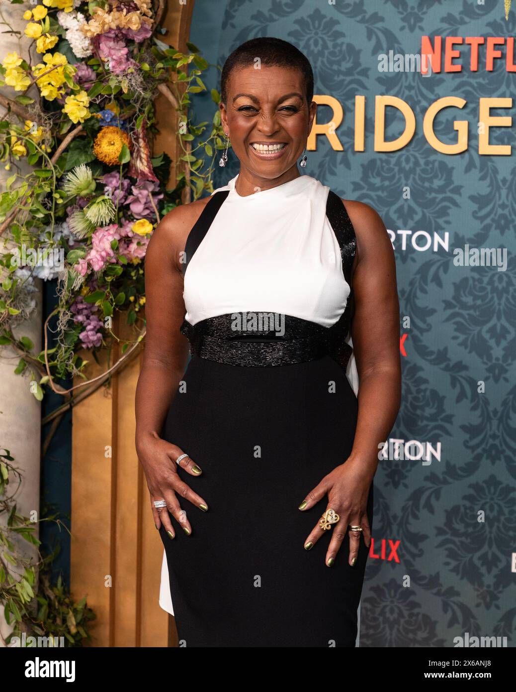 New York, USA. 13th May, 2024. Adjoa Andoh attends Netflix Bridgerton