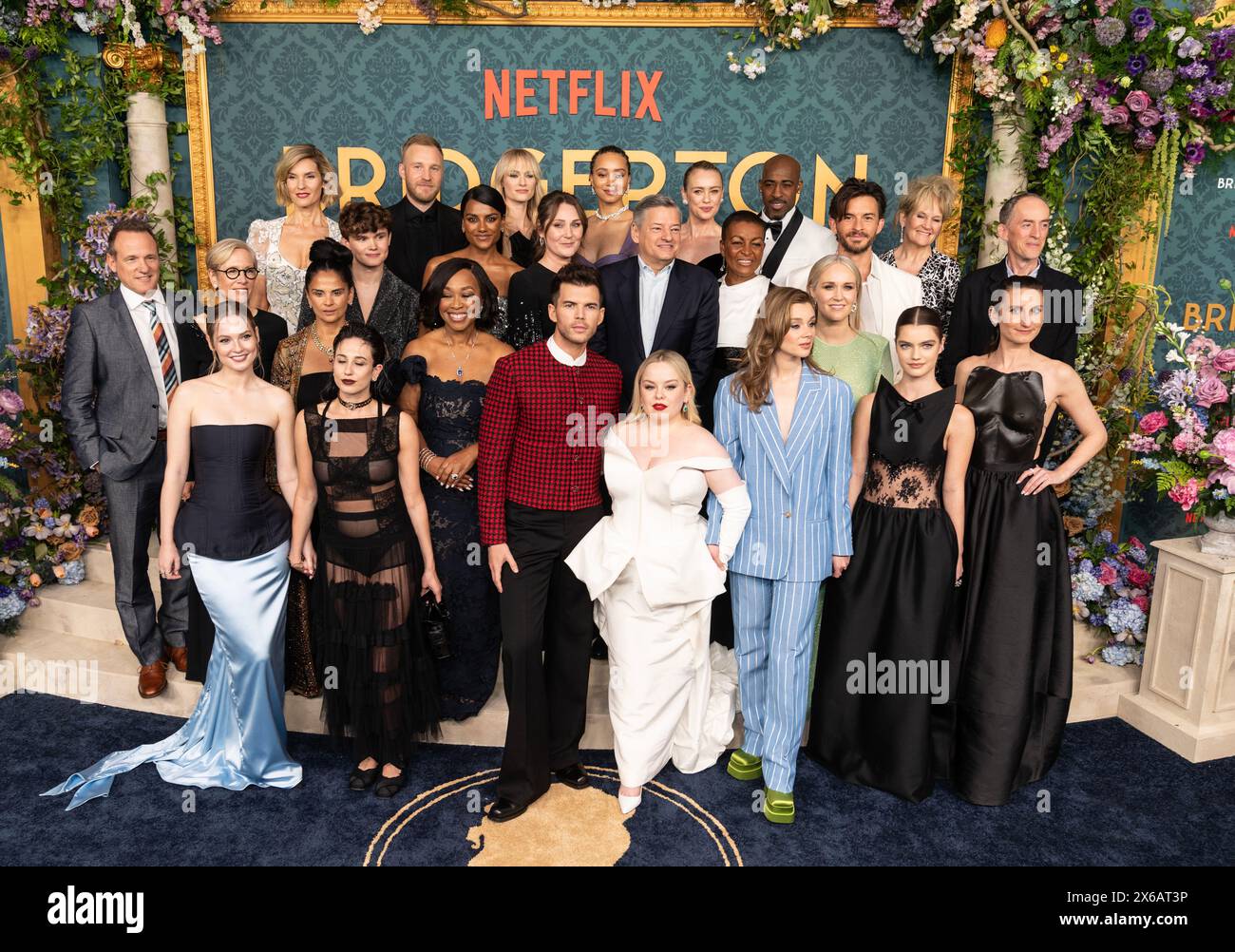 Cast and crew attend Netflix Bridgerton season 3 premiere at Alice