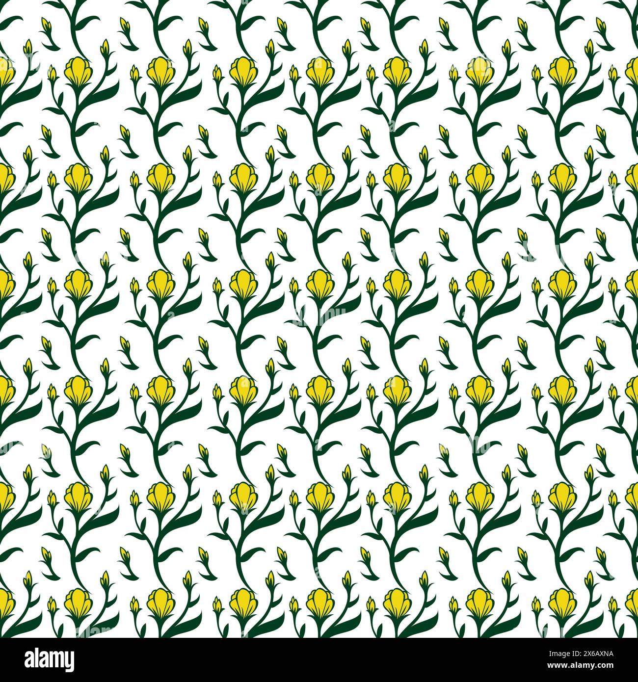 Seamless vintage pattern. White flowers background vector Stock Vector