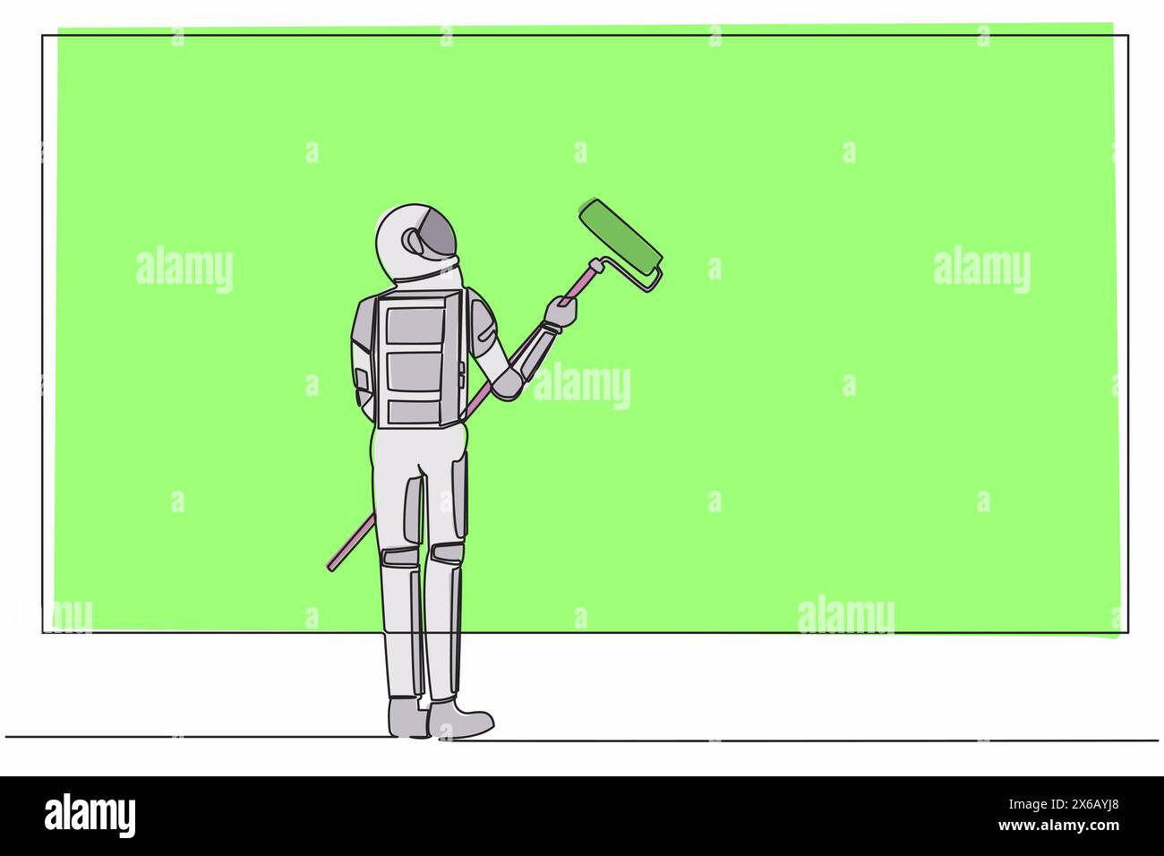 Line painting industry Stock Vector Images Alamy