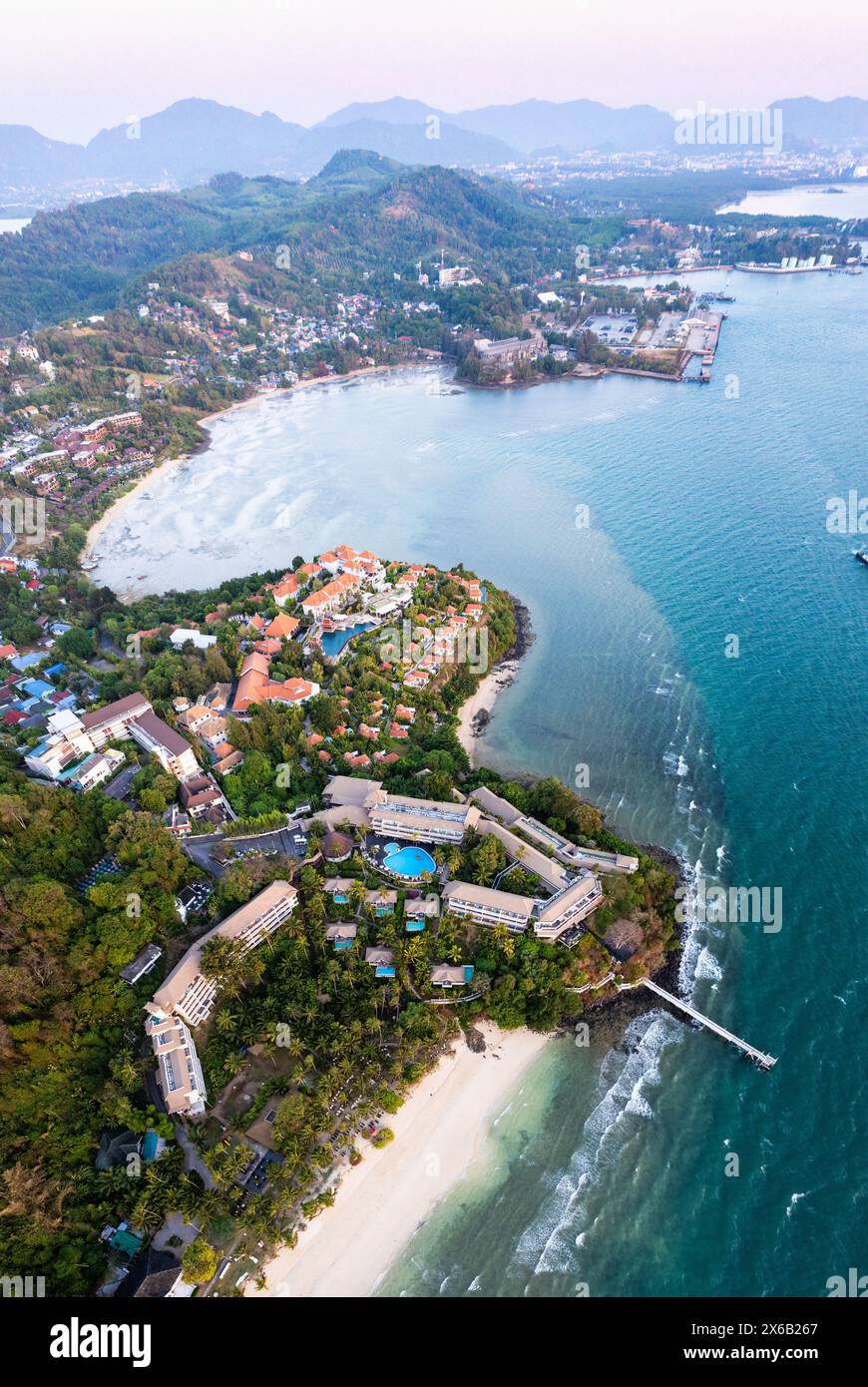 Aerial view sunny day phuket hi-res stock photography and images - Alamy