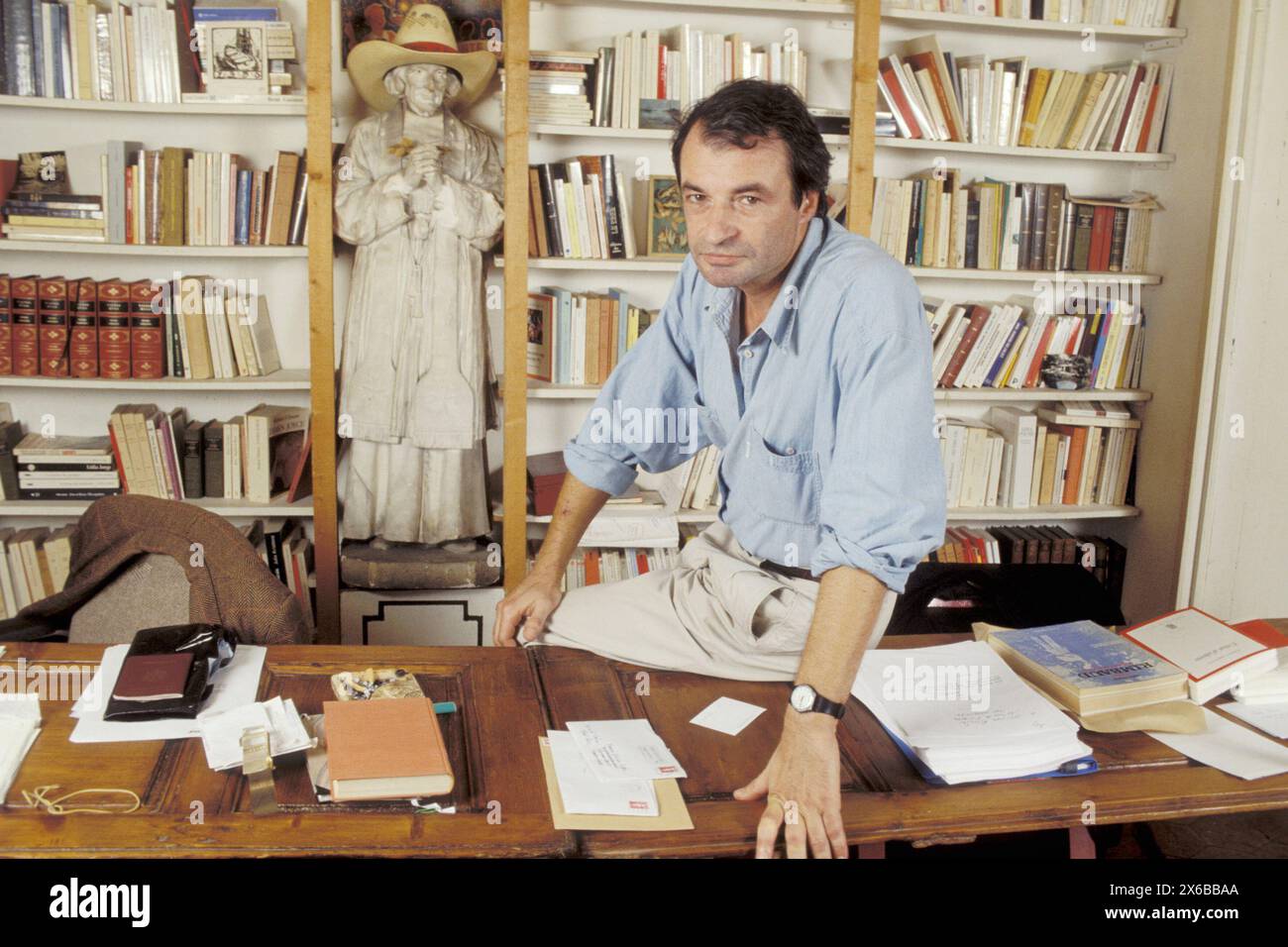 Olivier ROLIN - Date : 19940701 ©John Foley/Opale.photo Stock Photo - Alamy