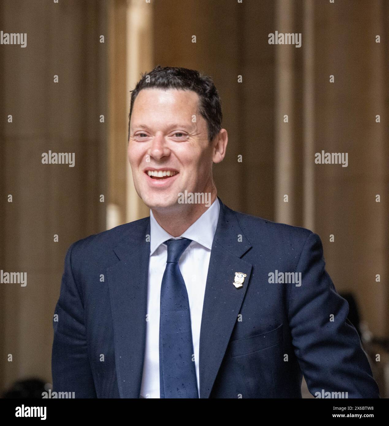 London, UK. 14th May, 2024. Alex Chalk, Lord Chancellor and Secretary of State for Justice, at a cabinet meeting at 10 Downing Street London, that was on at the same time as the farm to folk summit in 10 Downing Street Credit: Ian Davidson/Alamy Live News Stock Photo