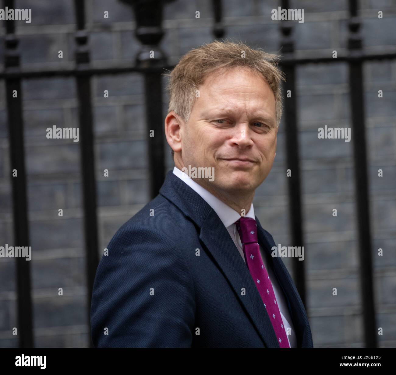 London, UK. 14th May, 2024. Grant Shapps, Defense Secretary, at a cabinet meeting at 10 Downing Street London, that was on at the same time as the farm to folk summit in 10 Downing Street Credit: Ian Davidson/Alamy Live News Stock Photo
