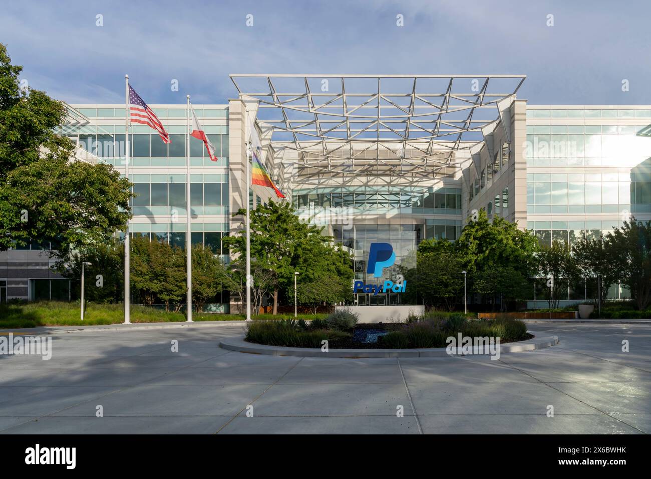 PayPal headquarters in San Jose, California, USA Stock Photo