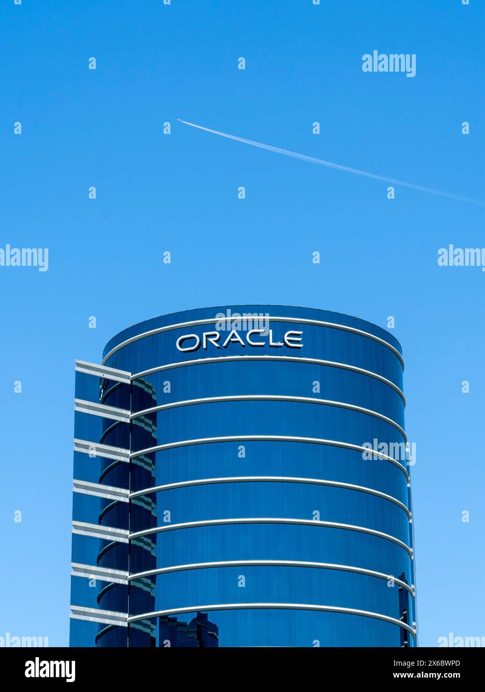 Redwood City, California, CA, USA - June 8, 2023: Oracle office in Silicon Valley, Redwood City, California, CA, USA. Stock Photo