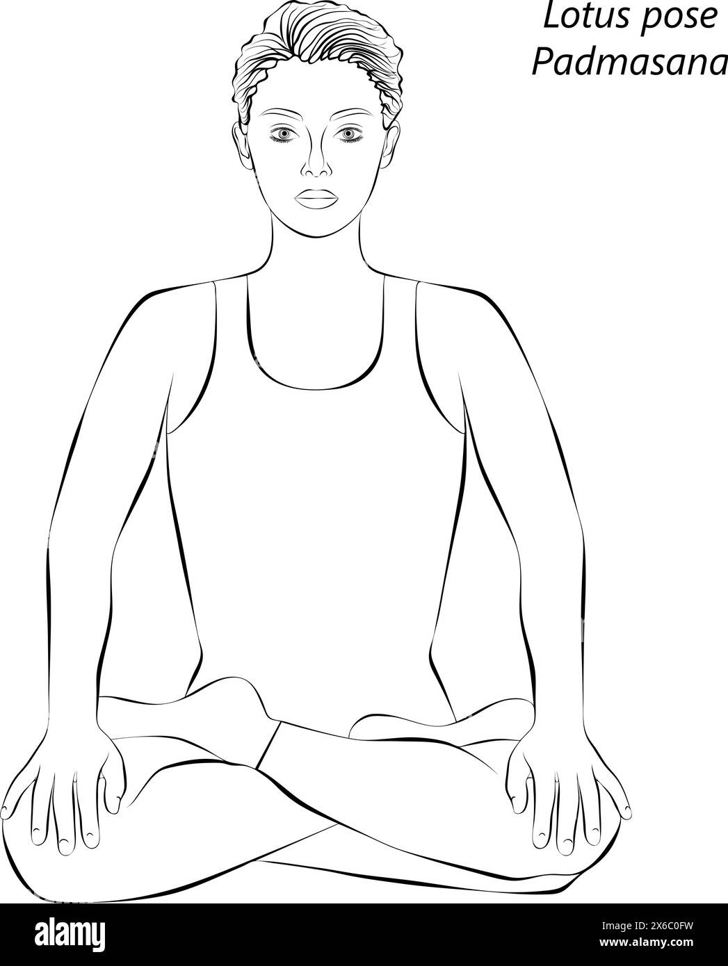 Ashtanga vinyasa yoga vector hi-res stock photography and images - Alamy