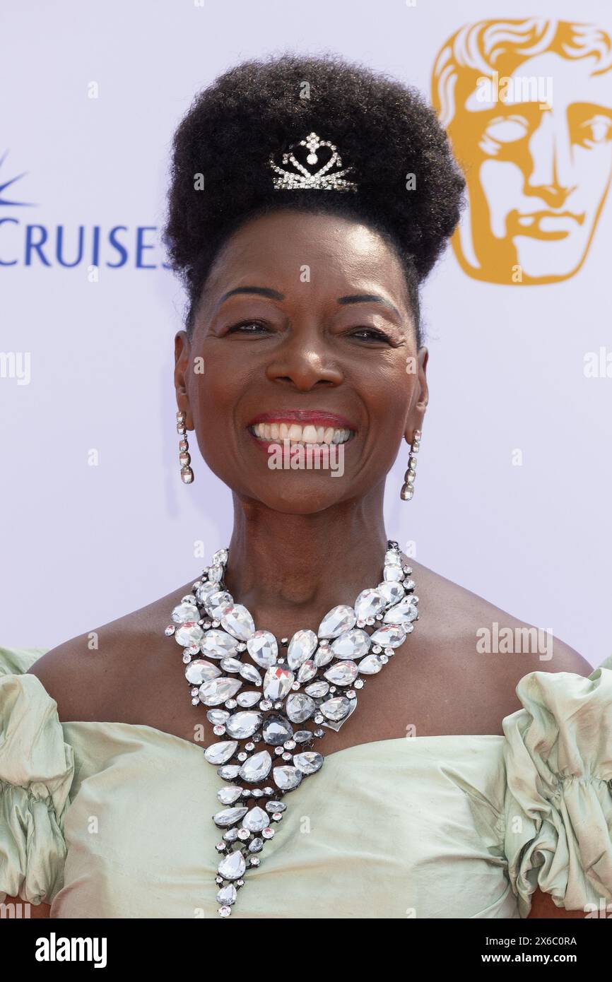 London, UK. May 12, 2024. Floella Benjamin attends the Bafta Television