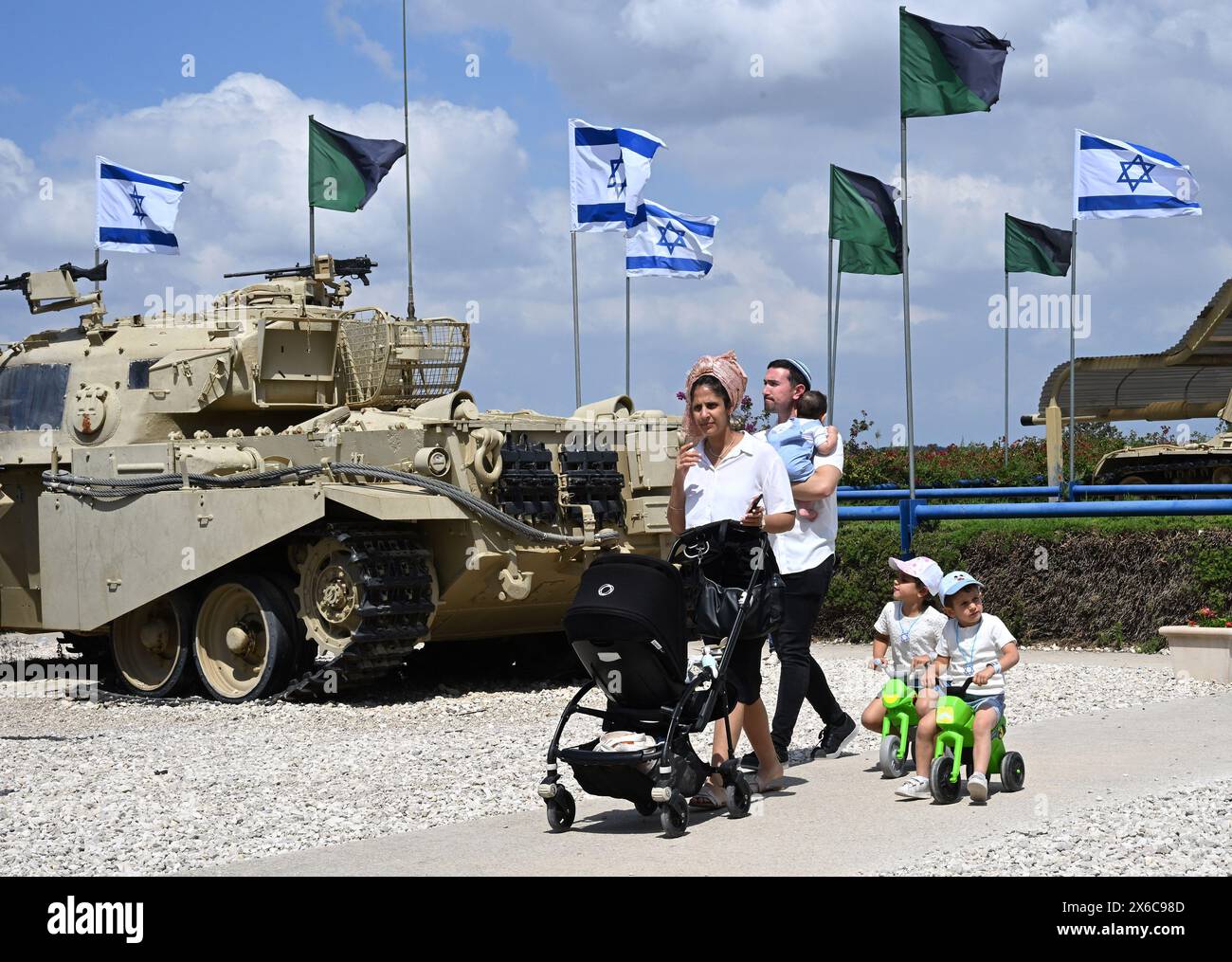 Latrun Israel 14th May 2024 People Visit The Latrun Tank Museum On latrun-israel-14th-may-2024-people-visit-the-latrun-tank-museum-on