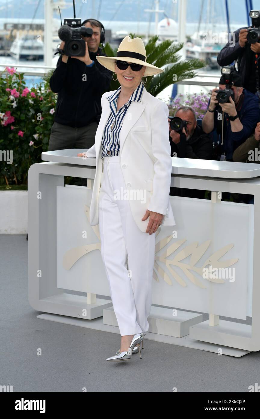 CANNES, FRANCE. May 14, 2024 Meryl Streep at the Palme D’or D’Honneur