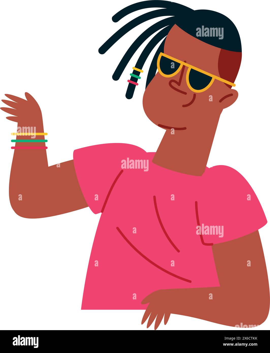 Dreadlock jamaica man Stock Vector Images - Alamy