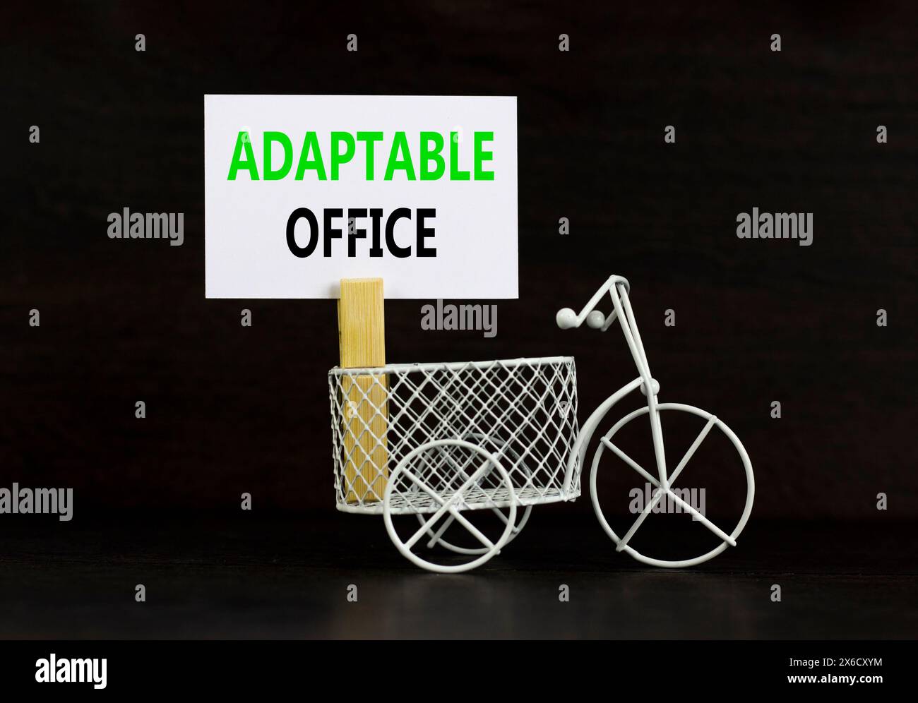 Adaptable office symbol. Concept words Adaptable office on beautiful ...