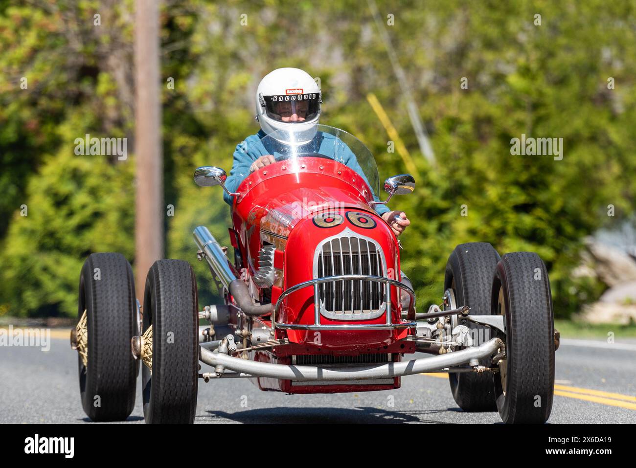 2024 Wilbraham Hill Climb, a reenactment of the 1908 historic climb up