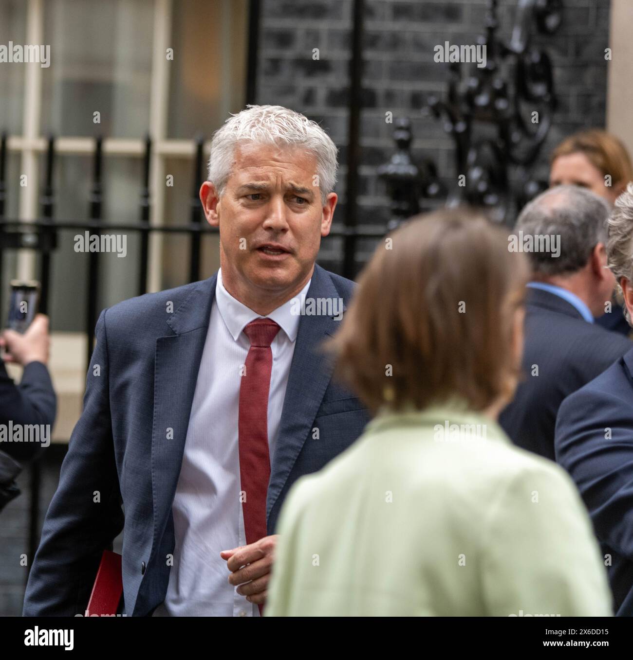 London, UK. 14th May, 2024. Farm to fork summit 10 Downing Street, London Steve Barclay, Environment Secretary, Credit: Ian Davidson/Alamy Live News Stock Photo