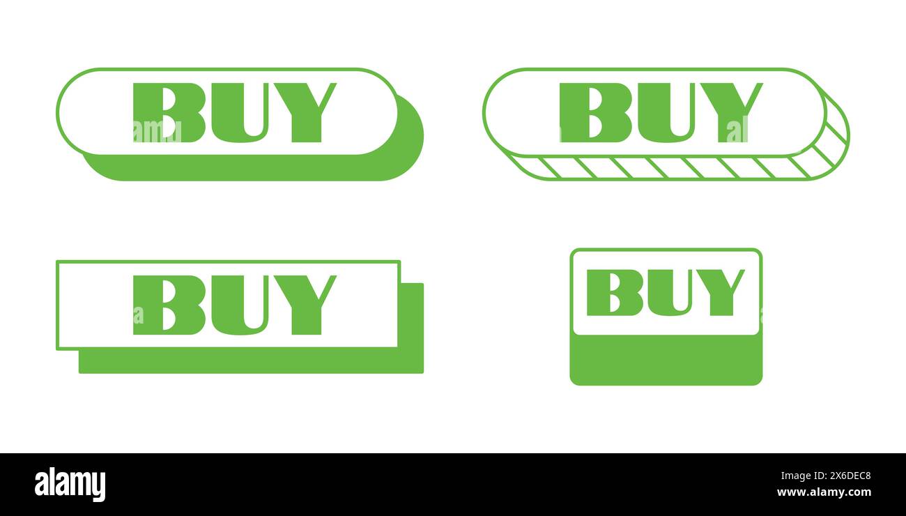 Buy Shopping Vector Icon. buy buttons banner icon. shopping button vector Stock Vector
