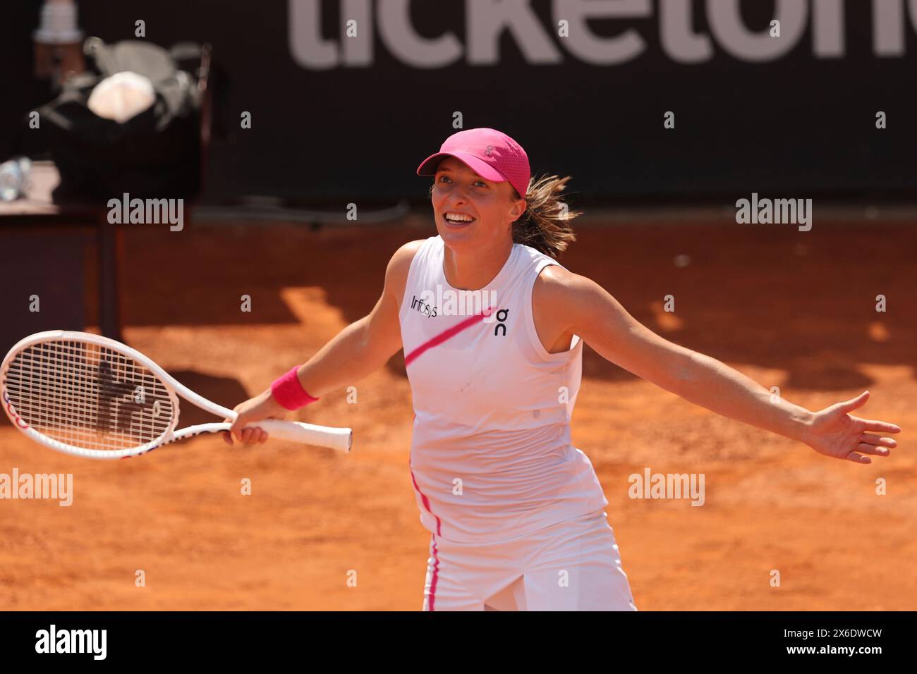 Rome, Italy 14.05.2024 IGA SWIATEK (POL) VS MADISON KEYS (USA) during